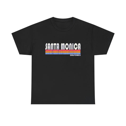 Santa Monica California Graphic T Shirt Unisex Adults NEW