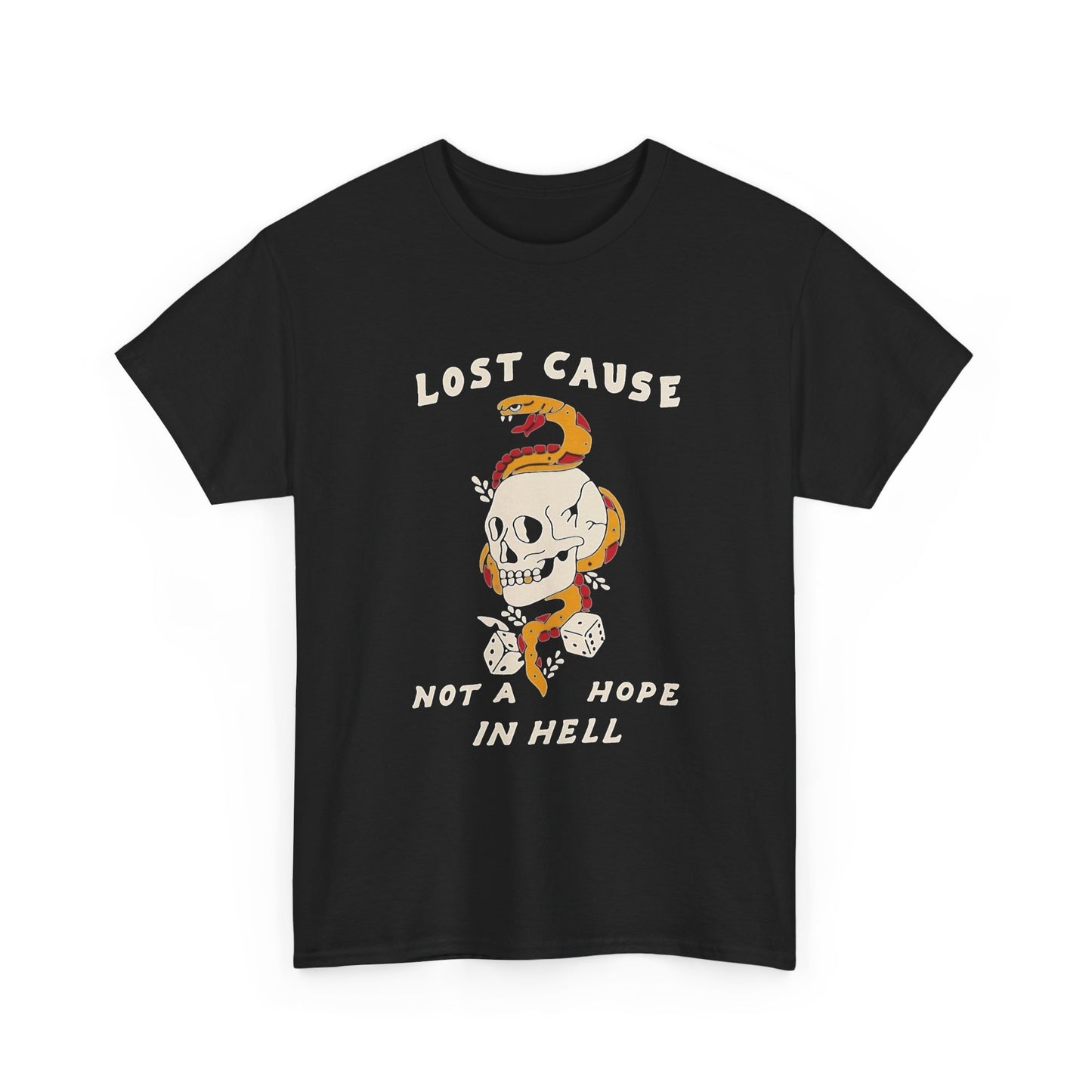 Lost Cause Graphic T Shirt NEW Vintage Unisex Heavy Cotton Tee