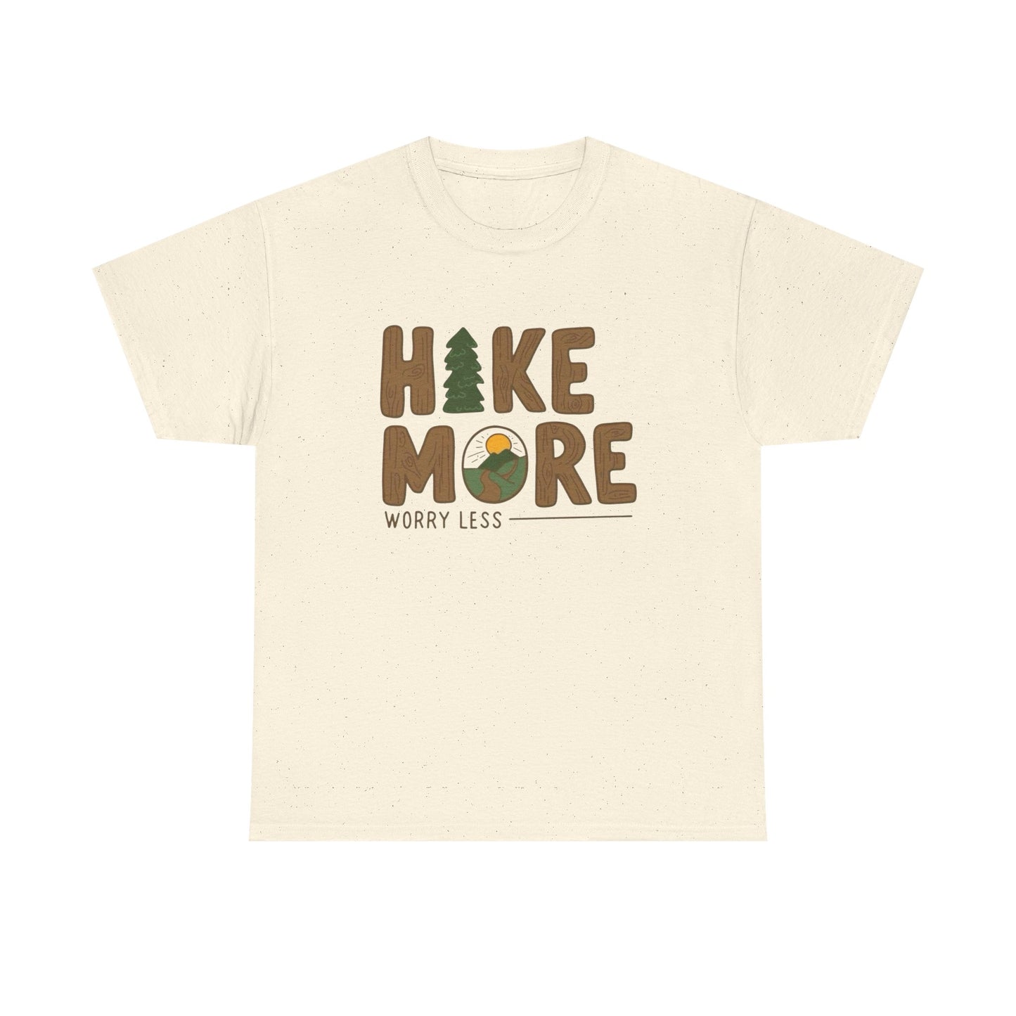 Hike More Worry Less Graphic T Shirt NEW ADULT TEE VINTAGE