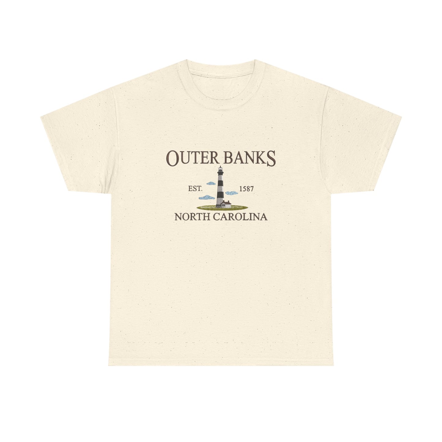 Outer Banks North Carolina Graphic T Shirt NEW Unisex Heavy Cotton Tee