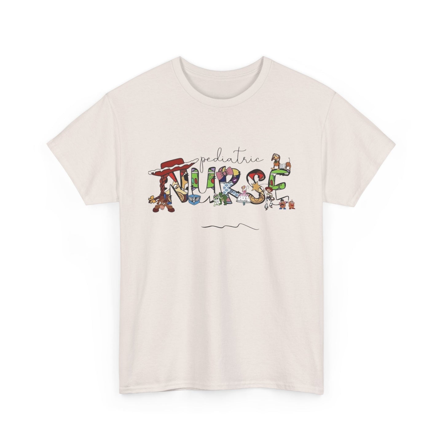 Pediatric Nurse Toy Graphic T Shirt NEW Unisex Heavy Cotton Tee