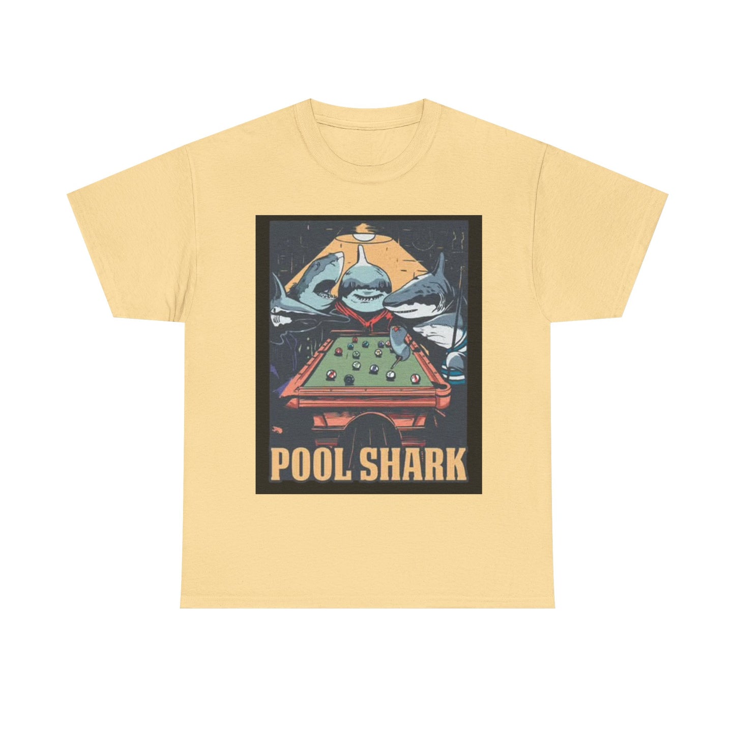 Pool Shark T Shirt Retro Funny Graphic T Vintage Pool Hall Rogan Unisex