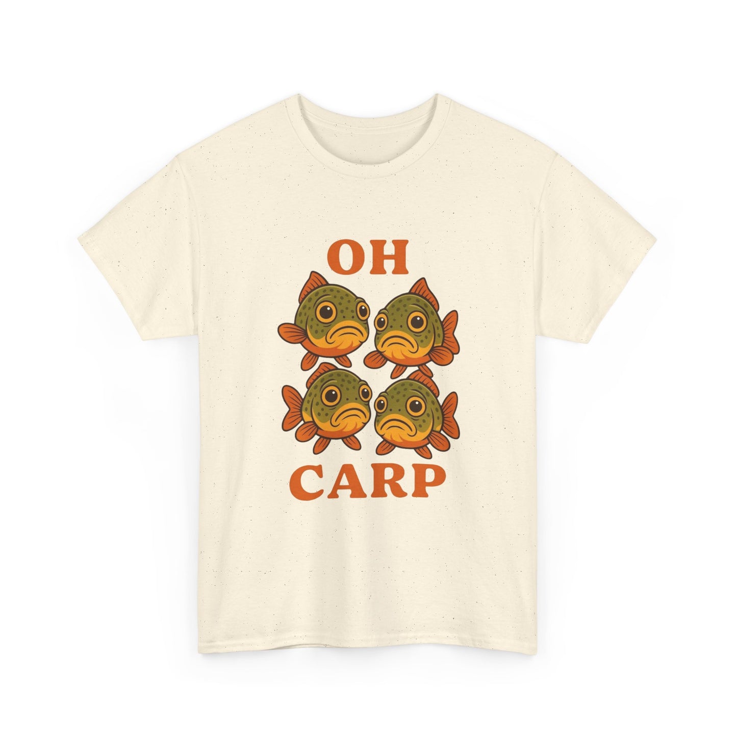 Oh Carp Funny Fishing Graphic T Shirt ADULT NEW