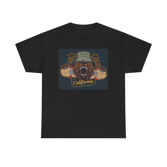 California Skateboarding Graphic T Shirt Unisex Heavy Cotton Tee