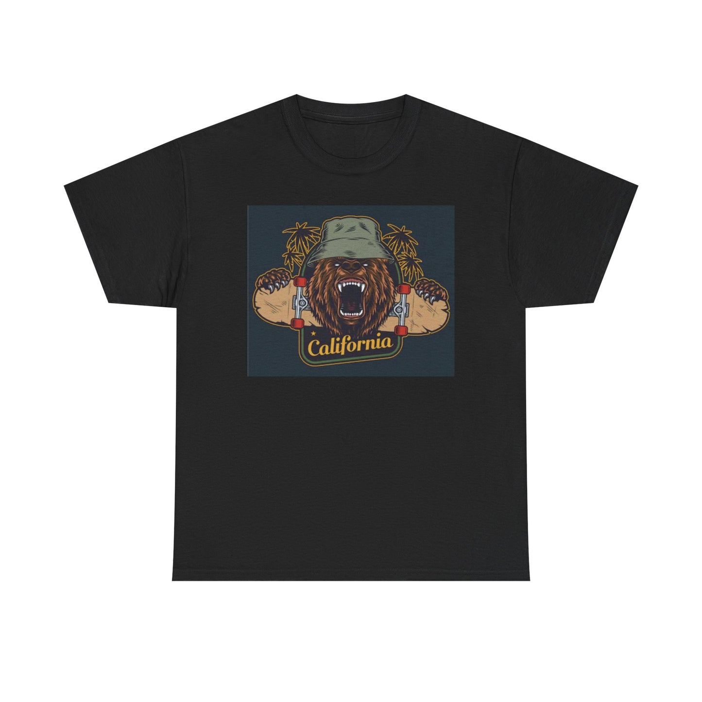 California Skateboarding Graphic T Shirt Unisex Heavy Cotton Tee