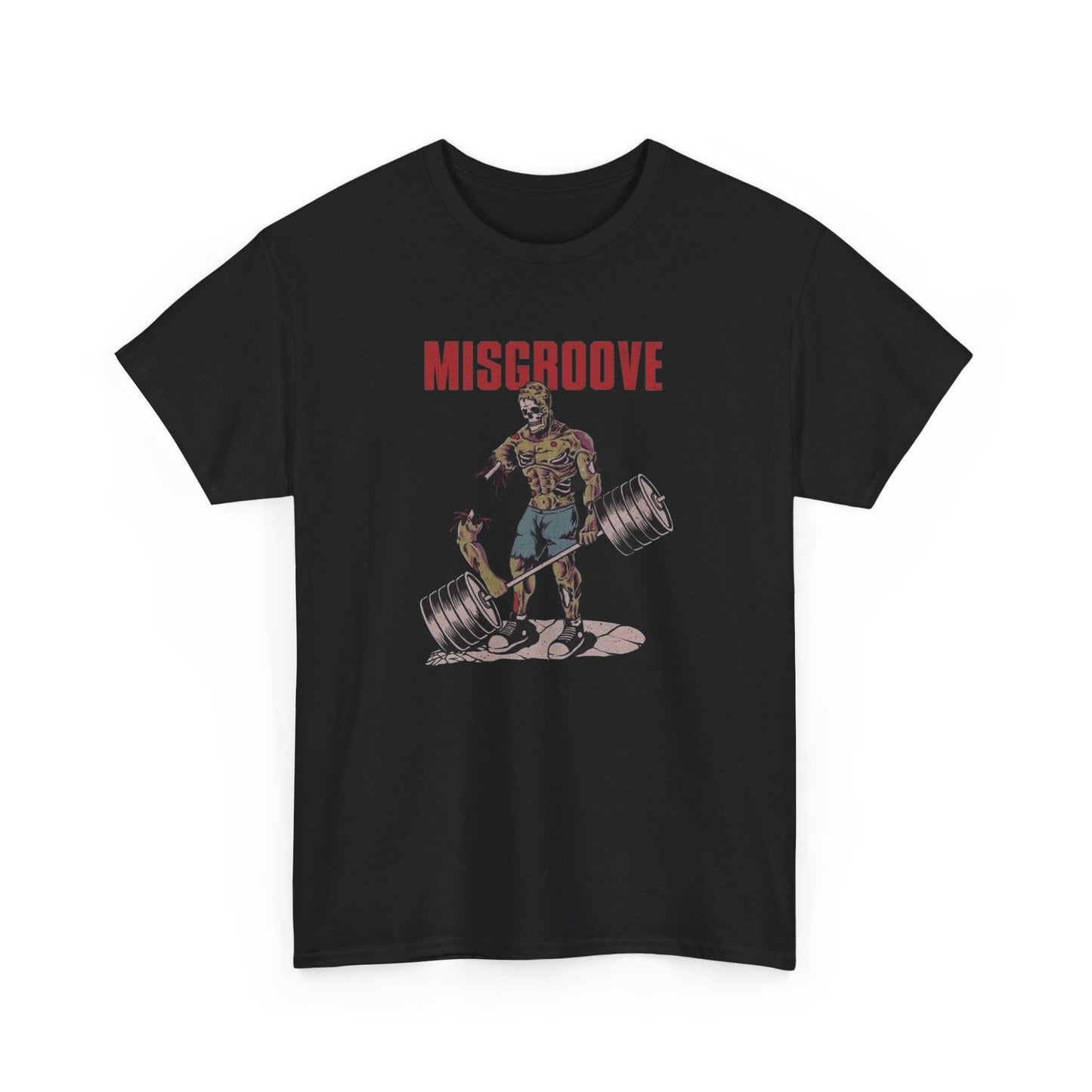Misgroove GYM Graphic T Shirt NEW Unisex Heavy Cotton Tee