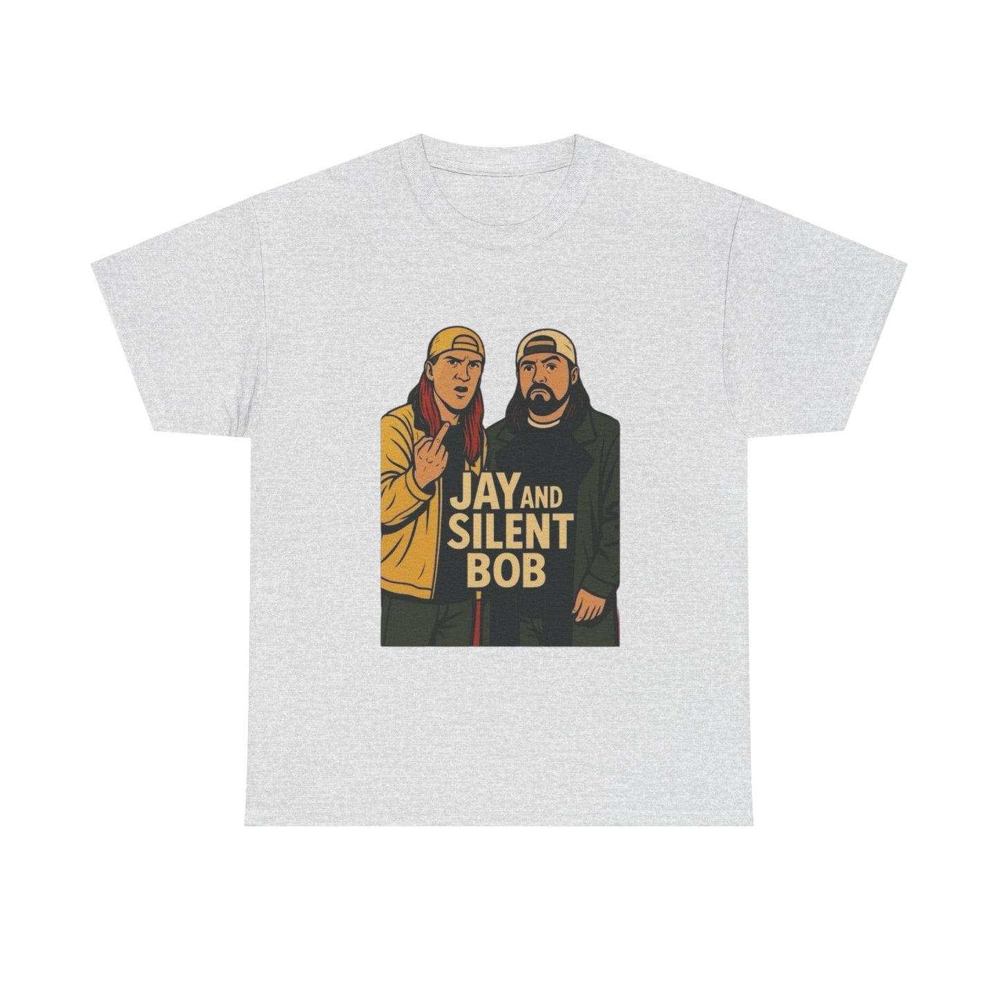 Jay And Silent Bob Comedy Graphic T Shirt NEW Unisex Heavy Cotton Tee