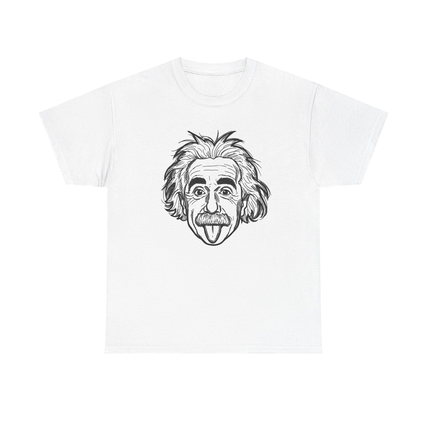 Einstein Science Vintage Funny Graphic T Shirt NEW Unisex Heavy Cotton Tee