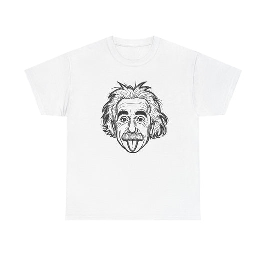 Einstein Science Vintage Funny Graphic T Shirt NEW Unisex Heavy Cotton Tee