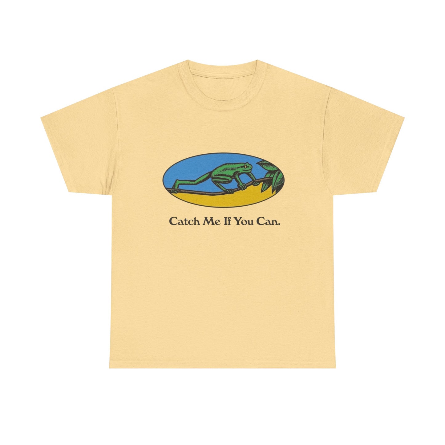 Catch Me If You Can Retro Graphic T Shirt NEW Adult Regular Heavy Cotton Tee