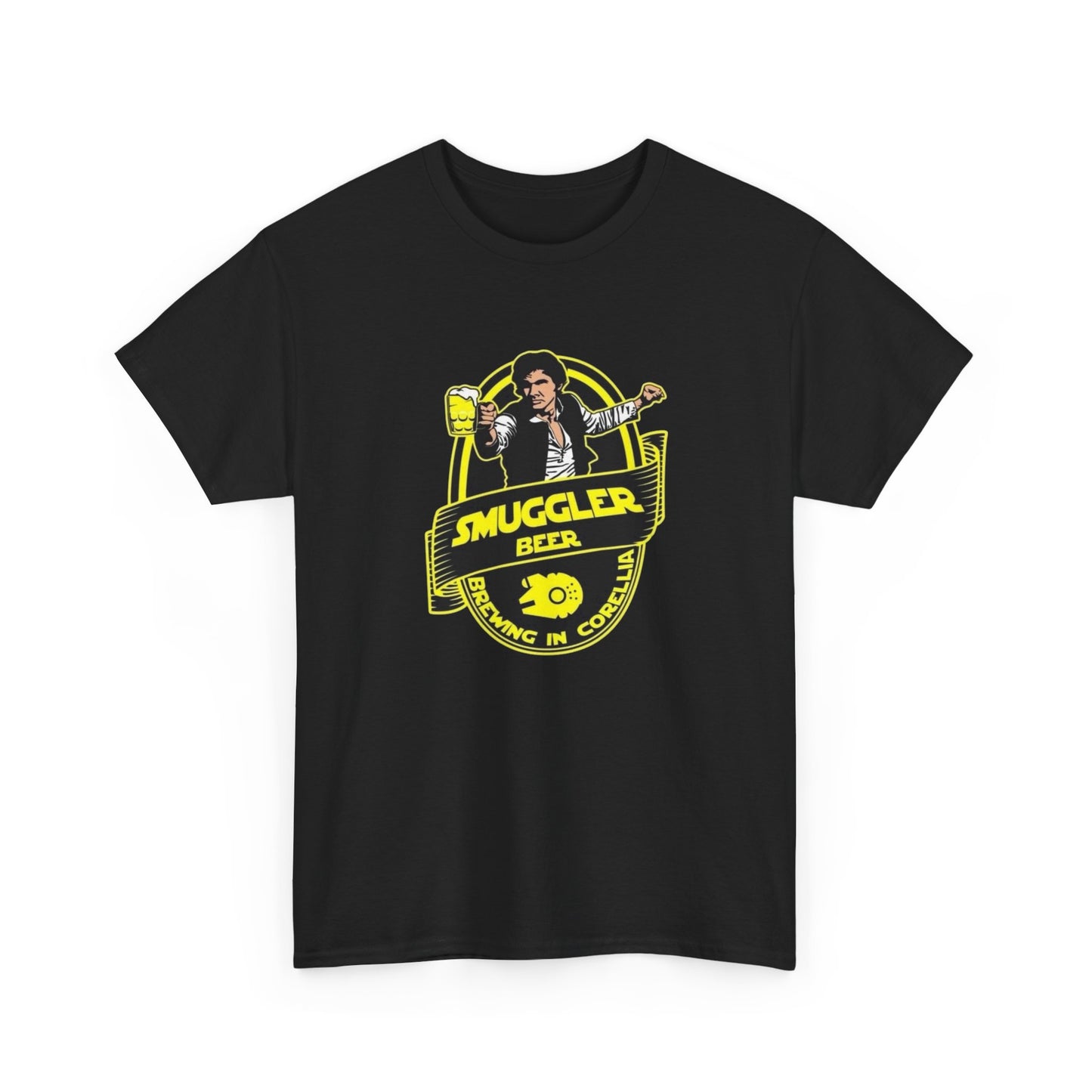 Smuggler Beer Graphic T Shirt Unisex Heavy Cotton Tee