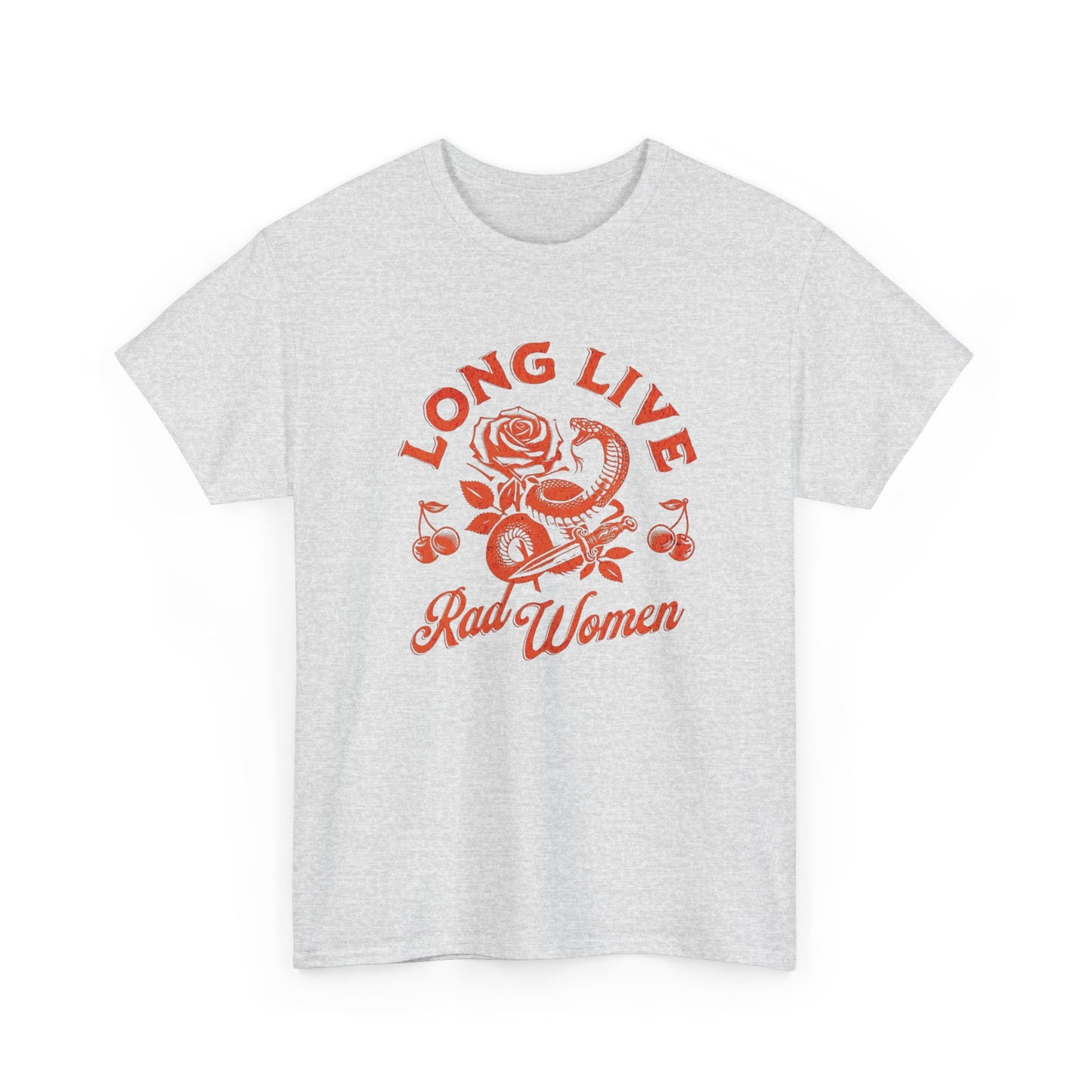 Long Live Rad Women  Graphic T Shirt Unisex Heavy Cotton Tee GIFT