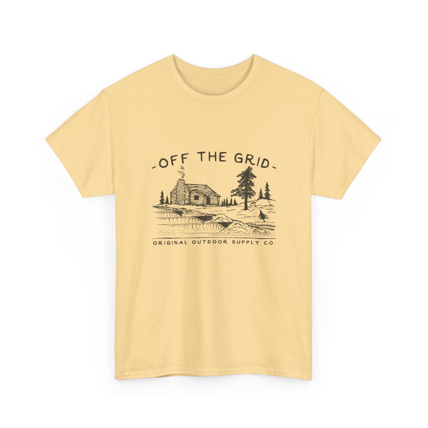 Off The Grid Graphic T Shirt Unisex Heavy Cotton Tee