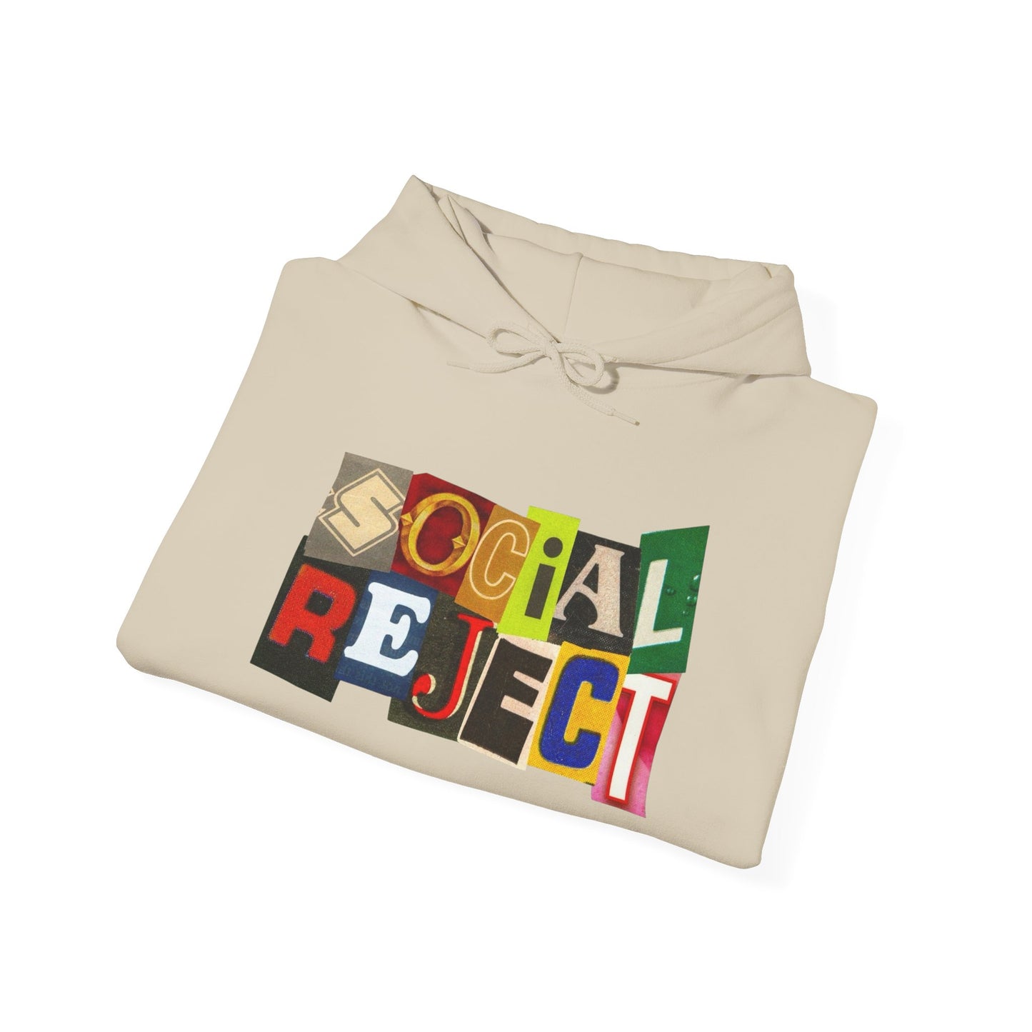 Social Reject Graphic Hoodie Unisex Heavy Blend™ Hooded Sweatshirt