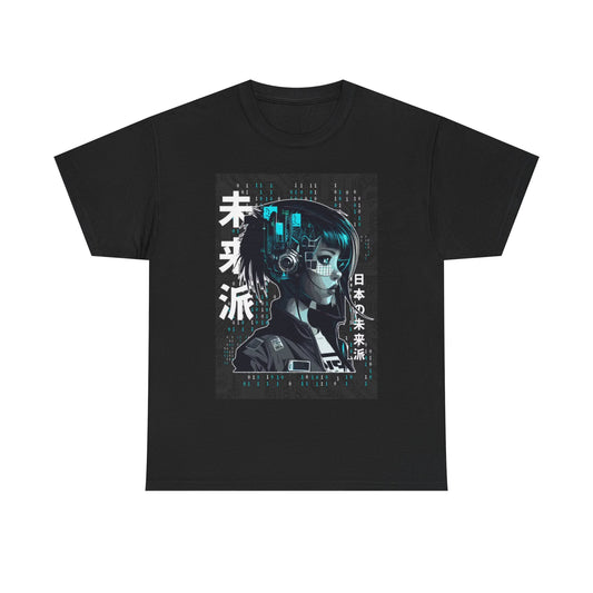Waifu Anime T-shirt Girl Graphic Cartoon Retro Gaming Unisex Heavy Tee Gamer 46
