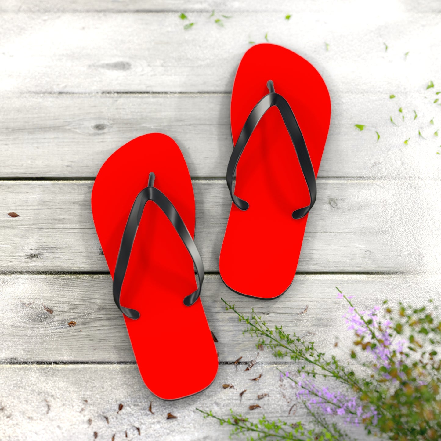 Orange Flip Flops, Sandals Slides, Summer Footwear, Brand New