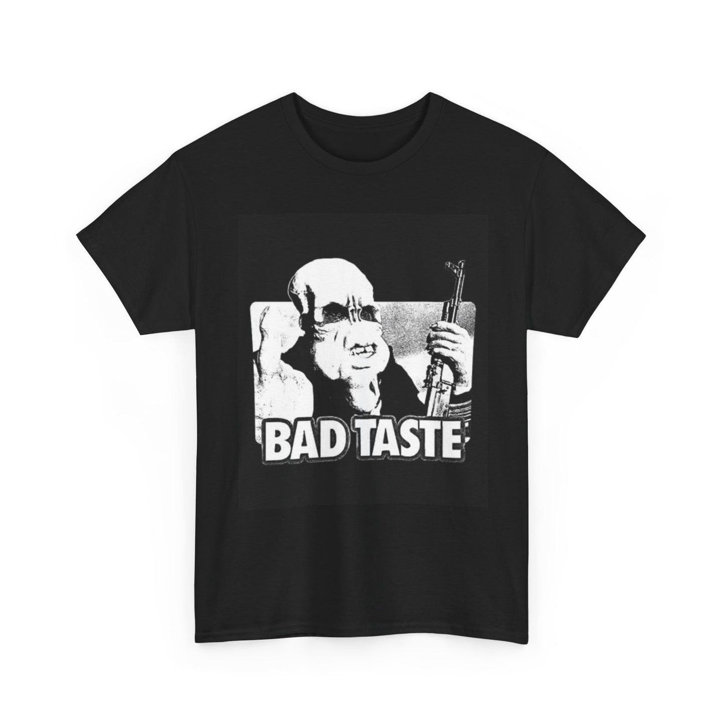 Bad Taste Poster Shirt Retro Graphic Art Unisex Heavy Cotton Tee