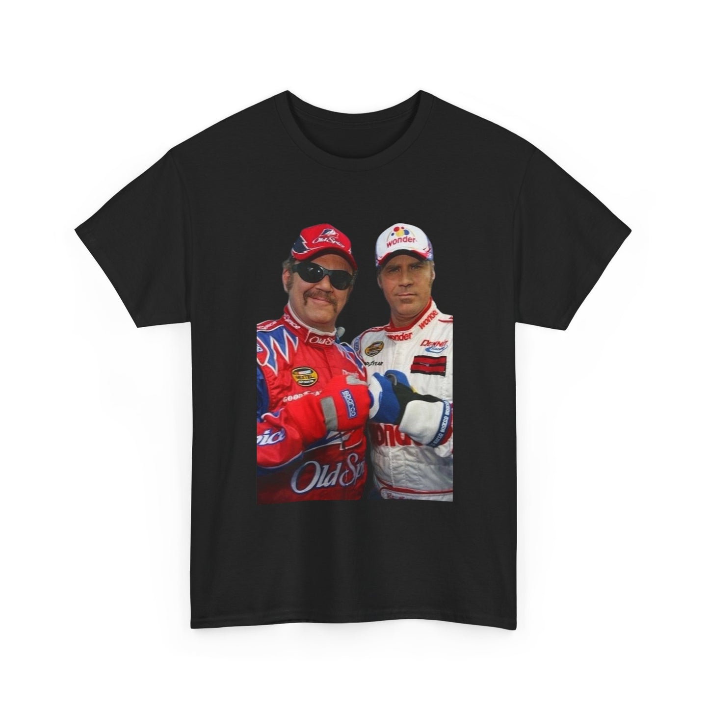 Shake And Back Talladega Nights Ricky Bobby Graphic T Shirt Unisex Heavy Cotton