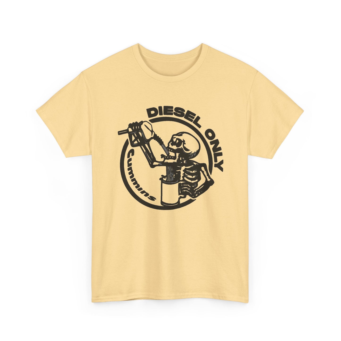 Diesel Only Cummins Graphic T Shirt Unisex Heavy Cotton Tee NEW