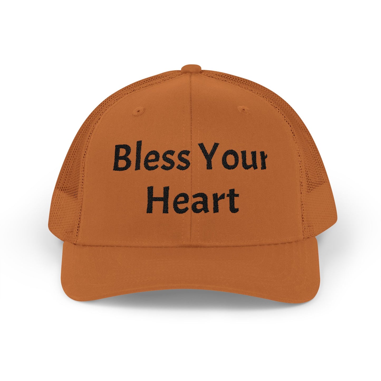 Bless Your Heart Hat Southern Charm Funny Snapback Trucker Cap