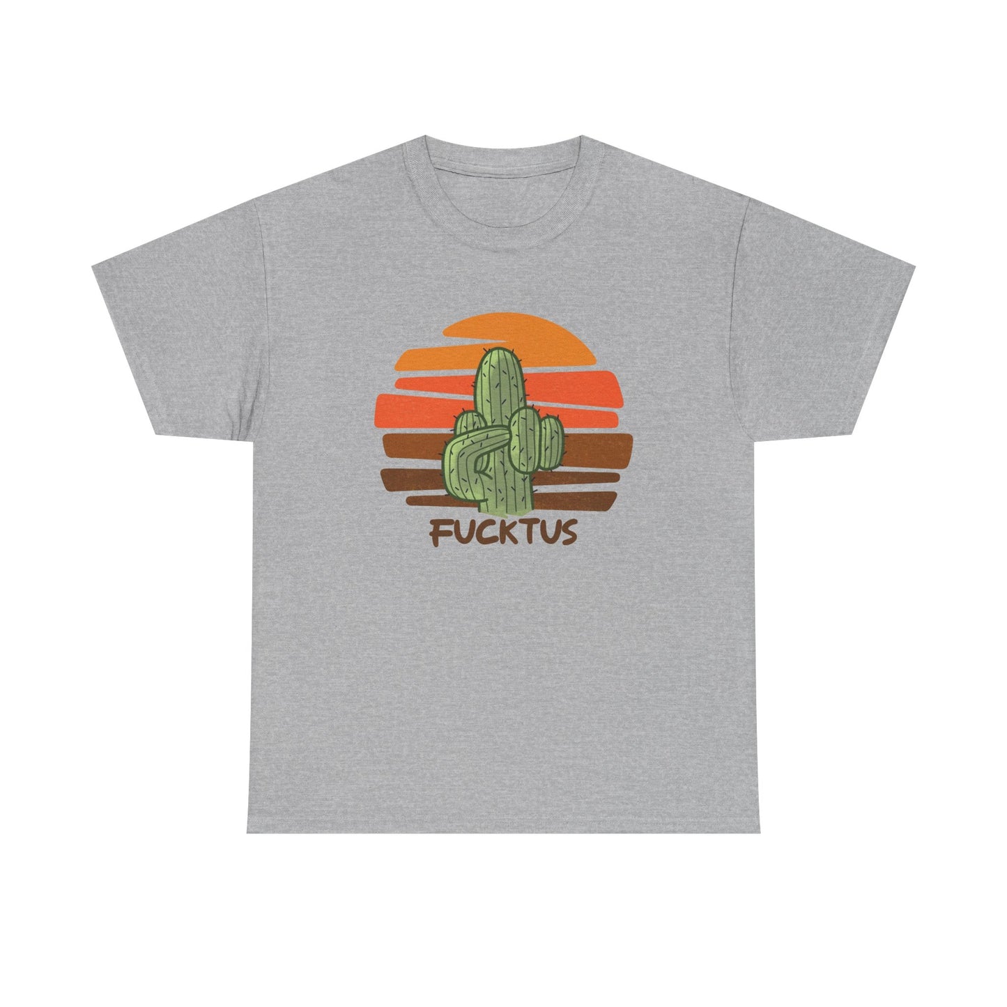 Funny Cactus Jokes Humor Graphic T Shirt Men's Heavy Cotton Tee