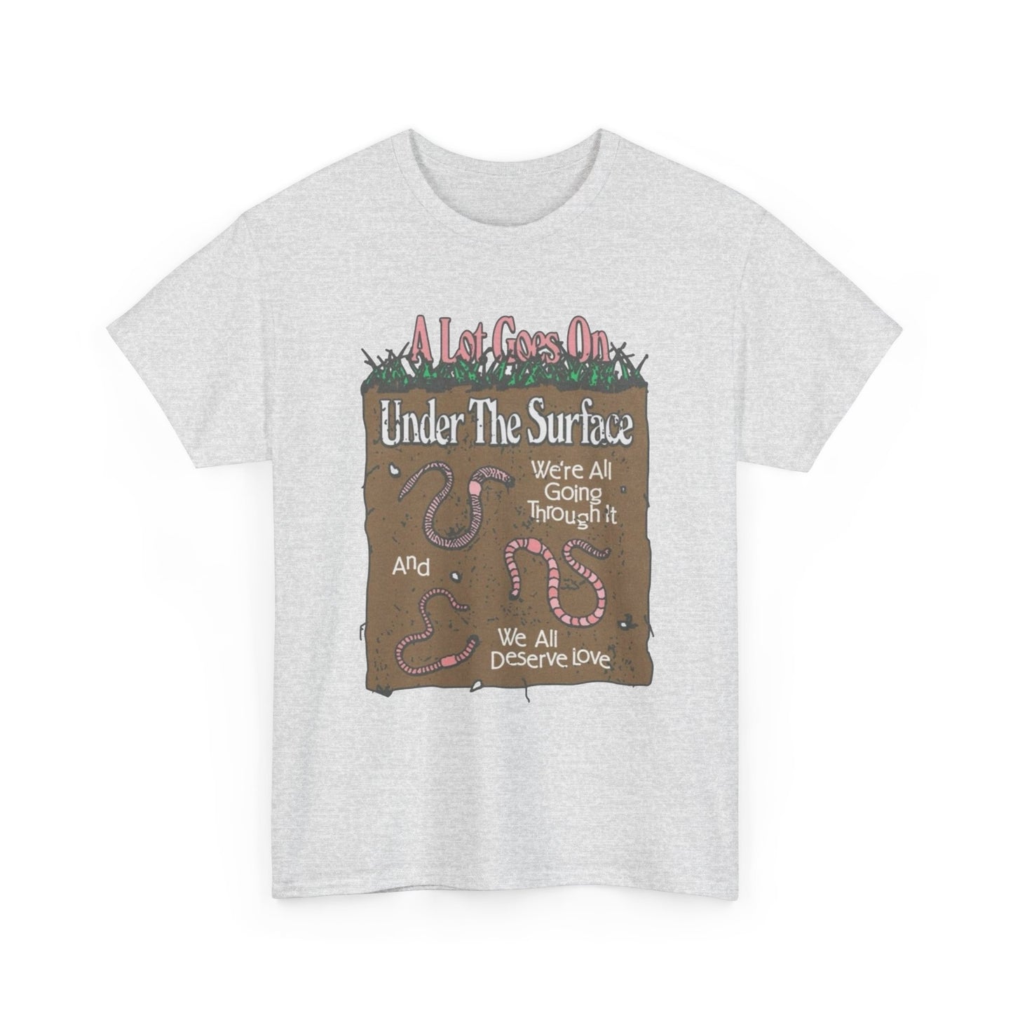 Under The Surface Graphic T-Shirt Gift NEW Unisex Heavy Cotton Tee