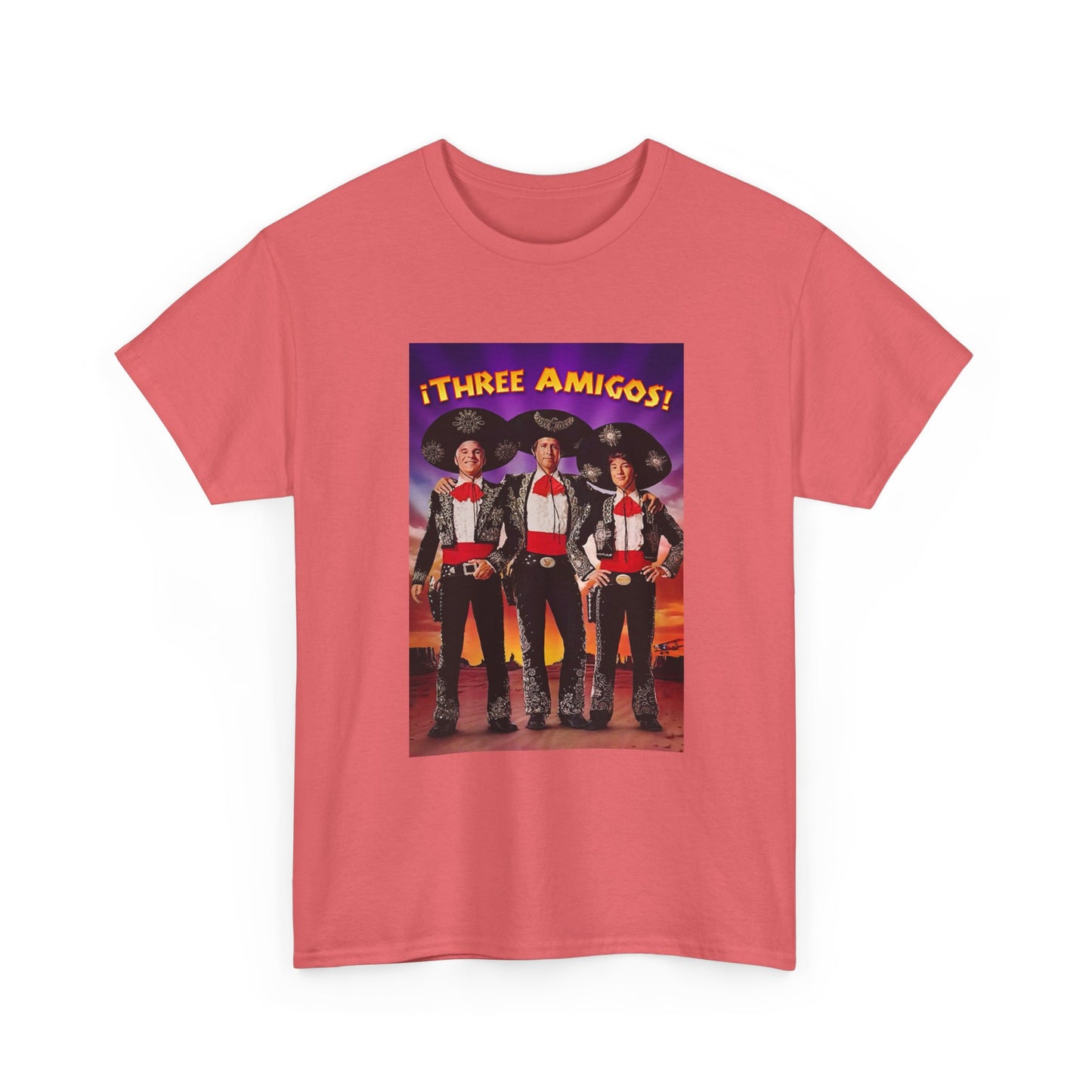 Three Amigos Tshirt Steve Martin Graphic Vintage Comedy Unisex Heavy Cotton Tee