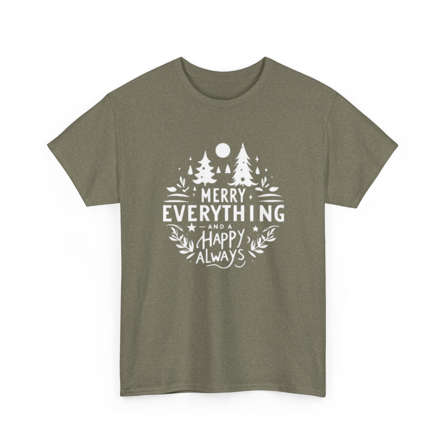 Merry Everything Holidays Graphic T Shirt NEW Adult Tee