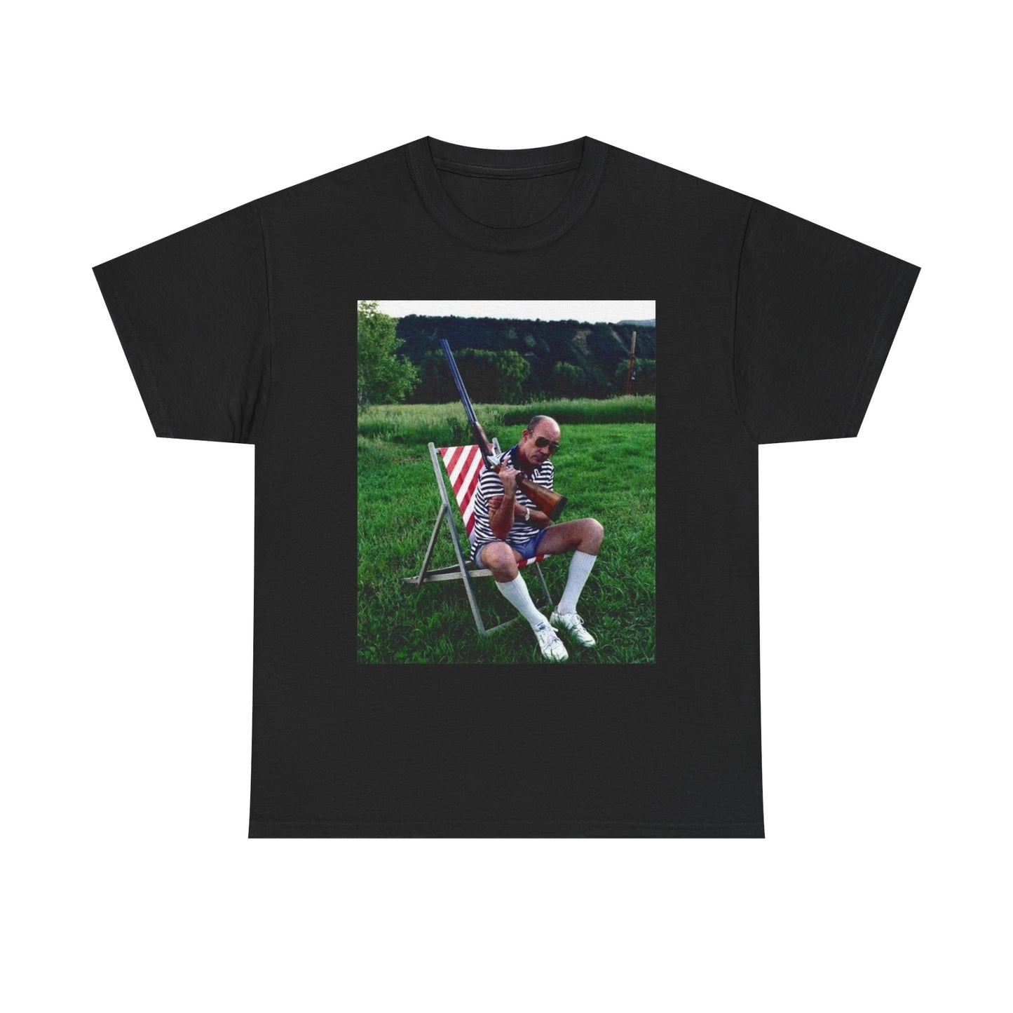 Hunter S Thompson Book Graphic T Shirt Unisex Heavy Cotton Tee Gift