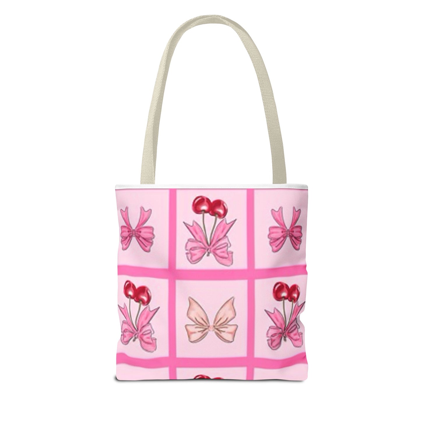 Pink Bows Upside Down Graphic BRAND NEW Tote Bag (AOP)