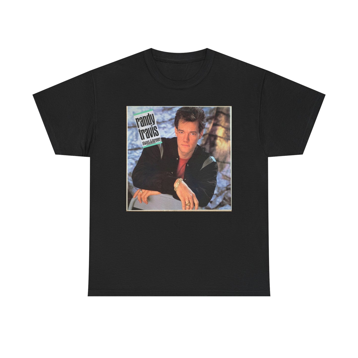Randy Travis Graphic T Shirt Vintage Album Cover Country Unisex Heavy Cotton Tee