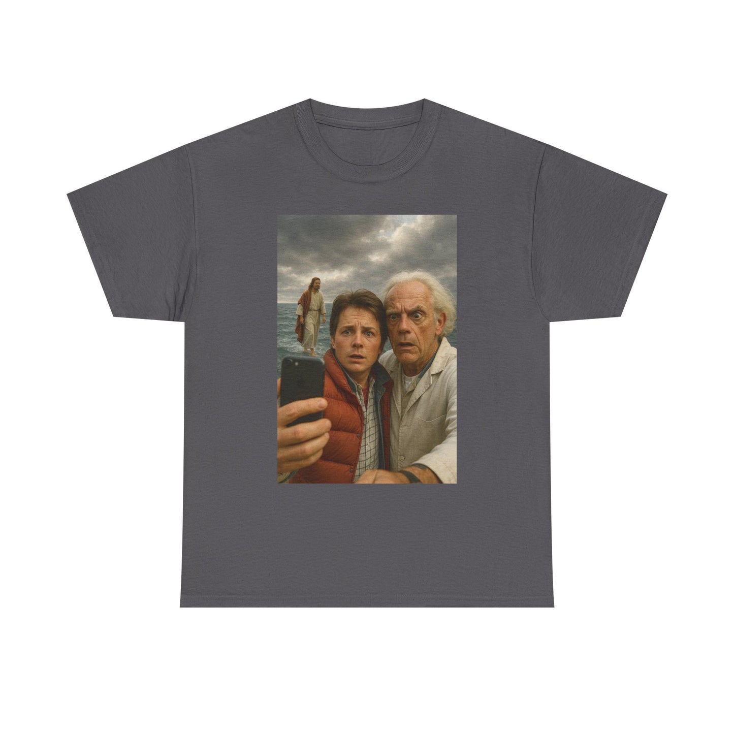 Back To The Future Funny Graphic T Shirt Unisex Heavy Cotton Tee Gift New