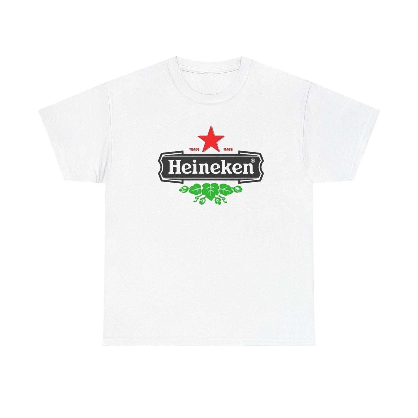 Heineken Graphic T Shirt Vintage Beer Logo Retro Unisex Heavy Cotton Tee