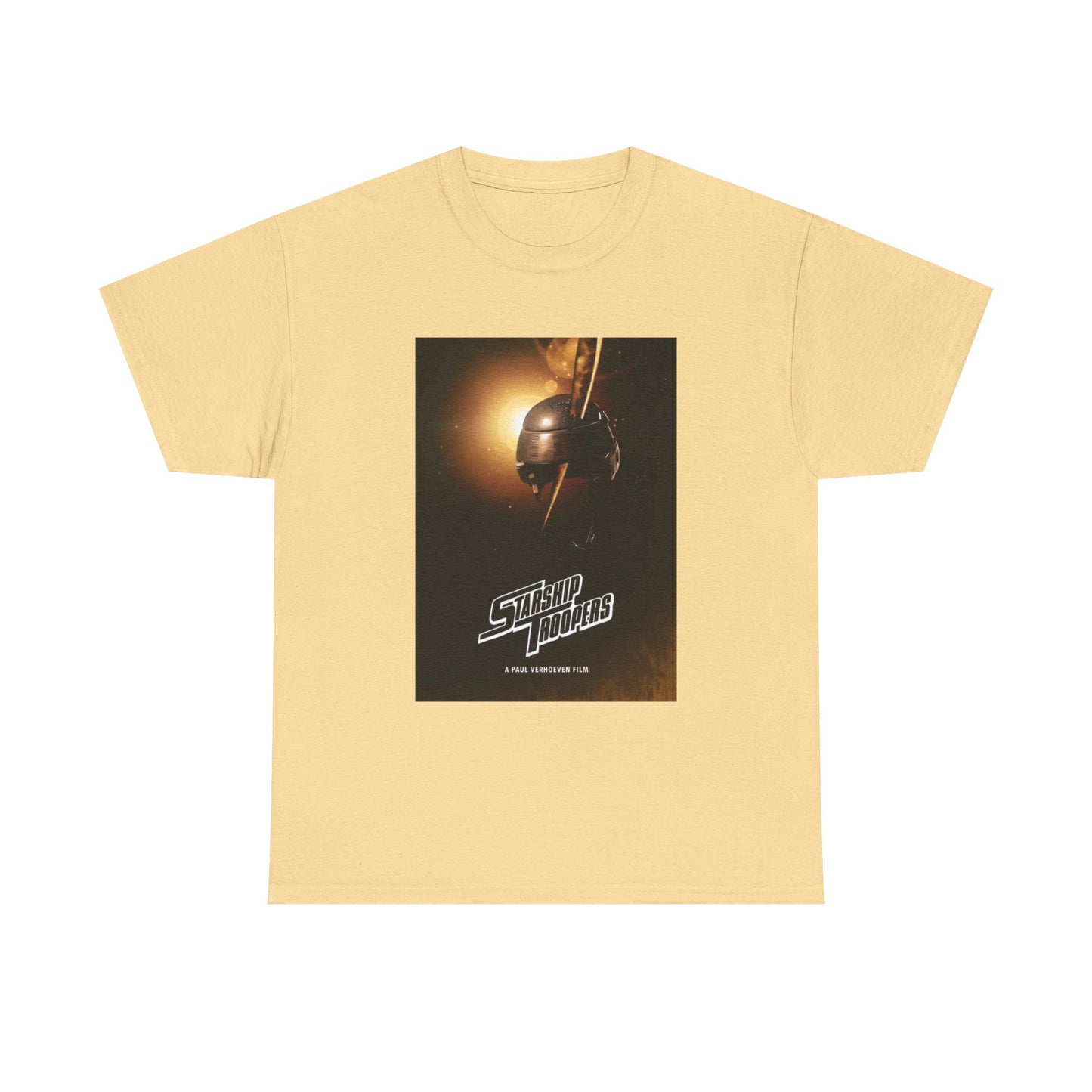 StarShip Troopers Tshirt Retro Action Movie Vintage Unisex Heavy Cotton Tee