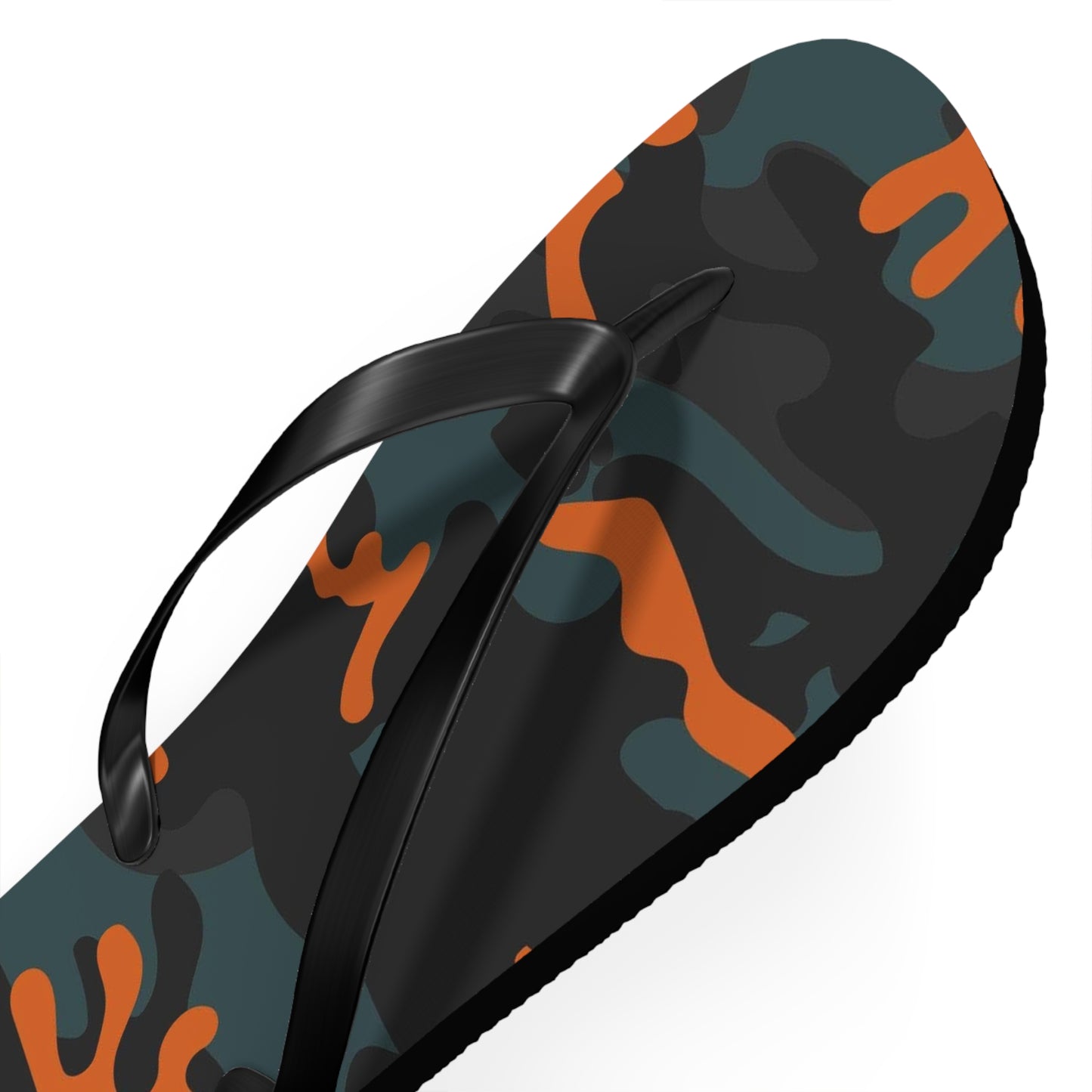 Waves And Sun Sandals Camo Print Summer Flip Flops Slides BRAND NEW