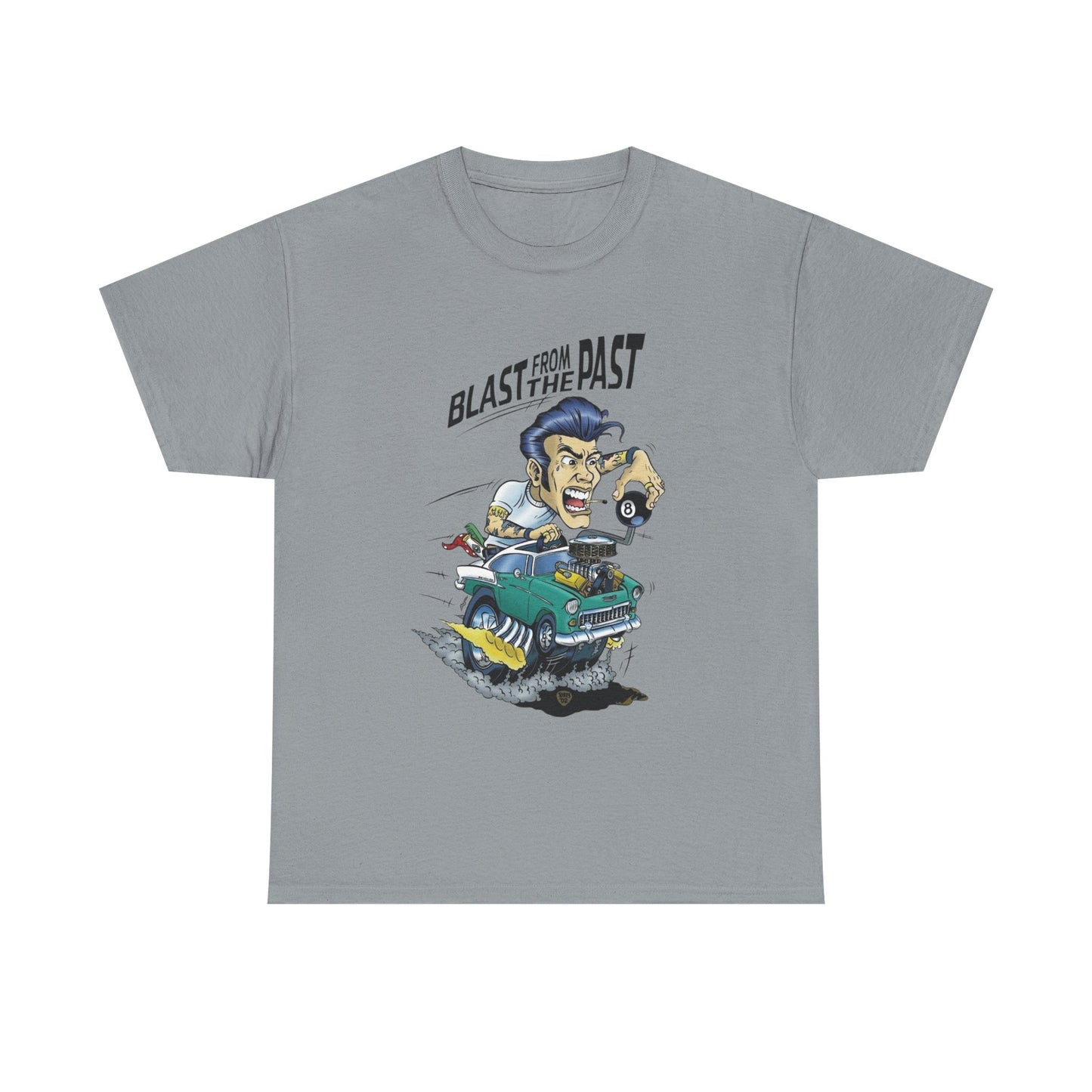 Blast From The Past Muscle Cars Graphic T Shirt Unisex Heavy Cotton Tee