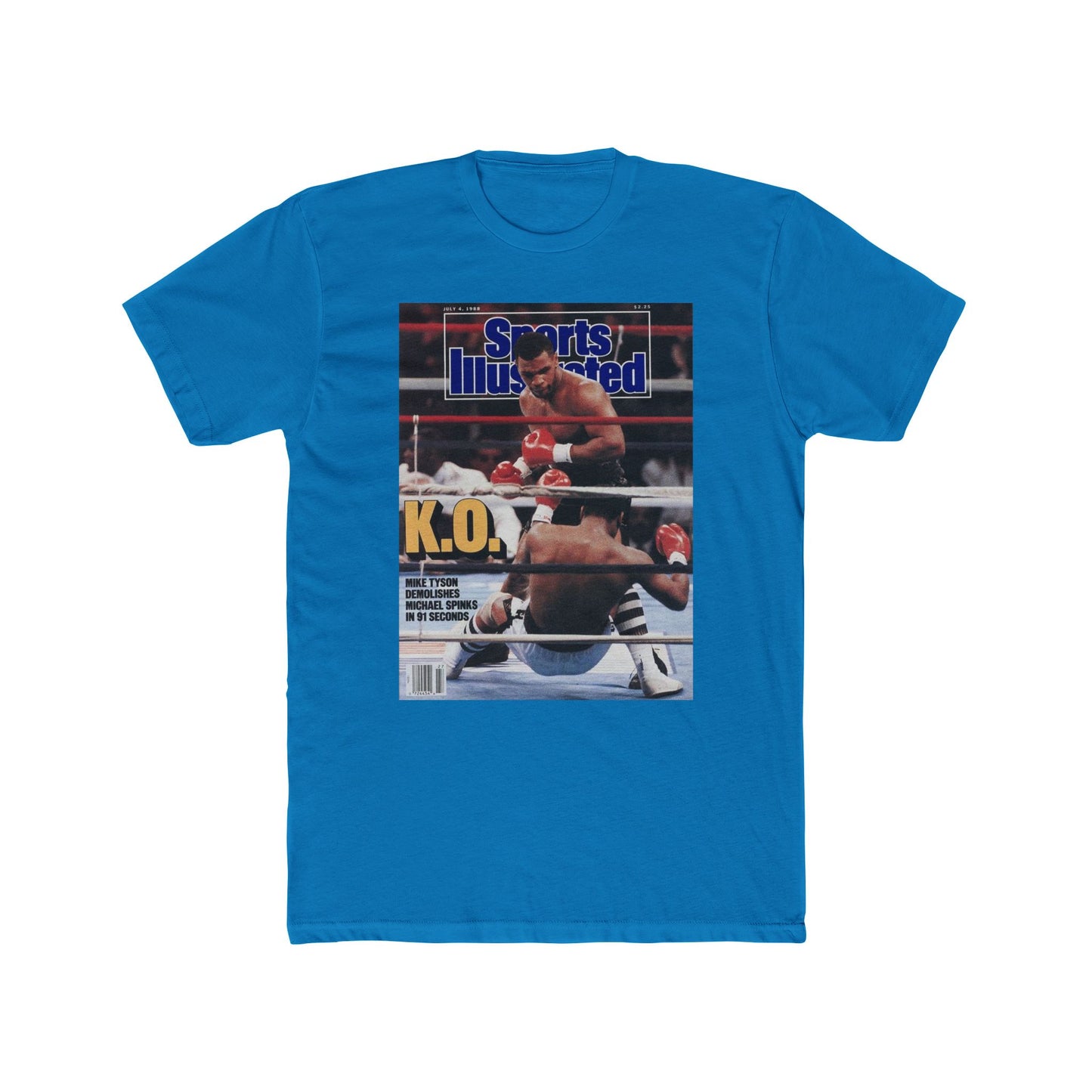 Mike Tyson Tshirt vintage New York  Men's Cotton Crew Tee boxing mma wrestling