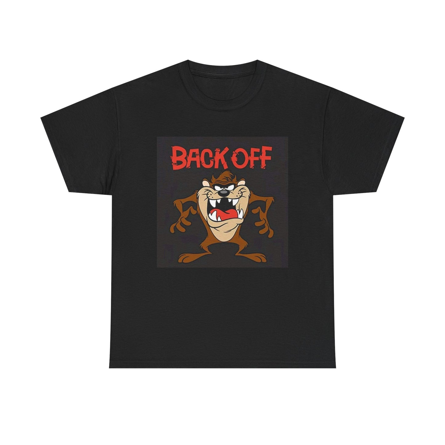 Tazmanian Devil Shirt Retro Back Off Logo Vintage Unisex Heavy Cotton Tee