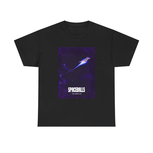 SpaceBalls Tshirt Vintage Retro Movie Comedy Funny Unisex Heavy Cotton Tee