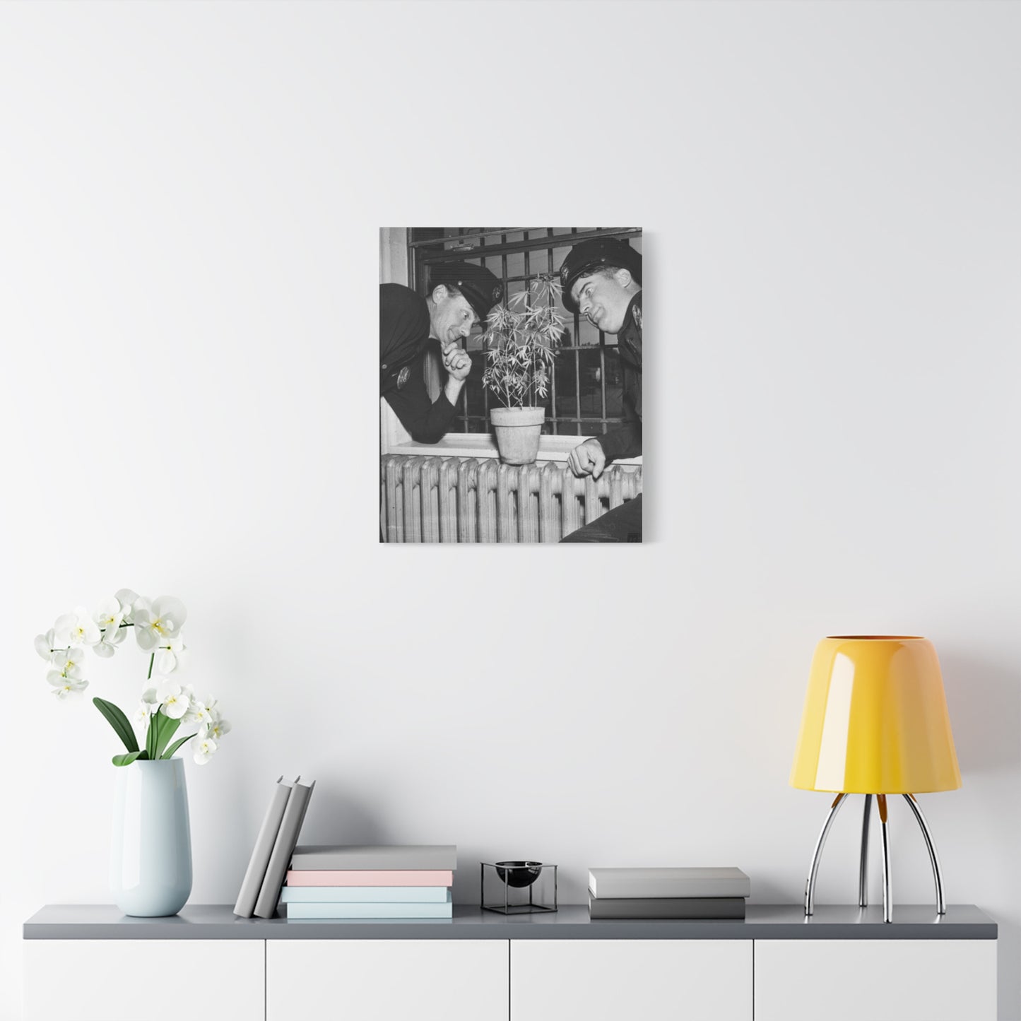 Reefer Madness Vintage Photo Weed Police Funny Matte Canvas, Stretched, 1.25"