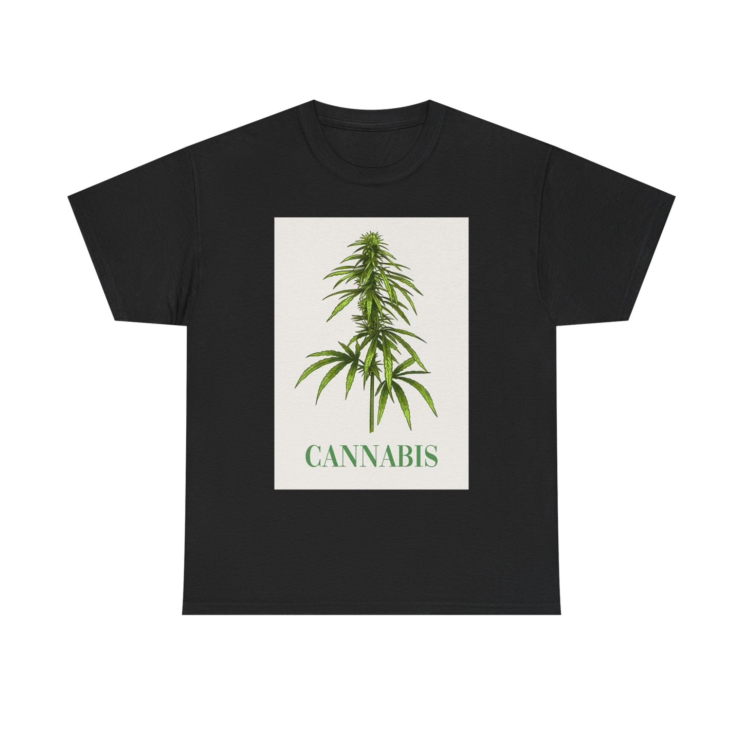 Cannabis Graphic T Shirt Vintage Weed Plant Cali Vintage Unisex Heavy Cotton Tee