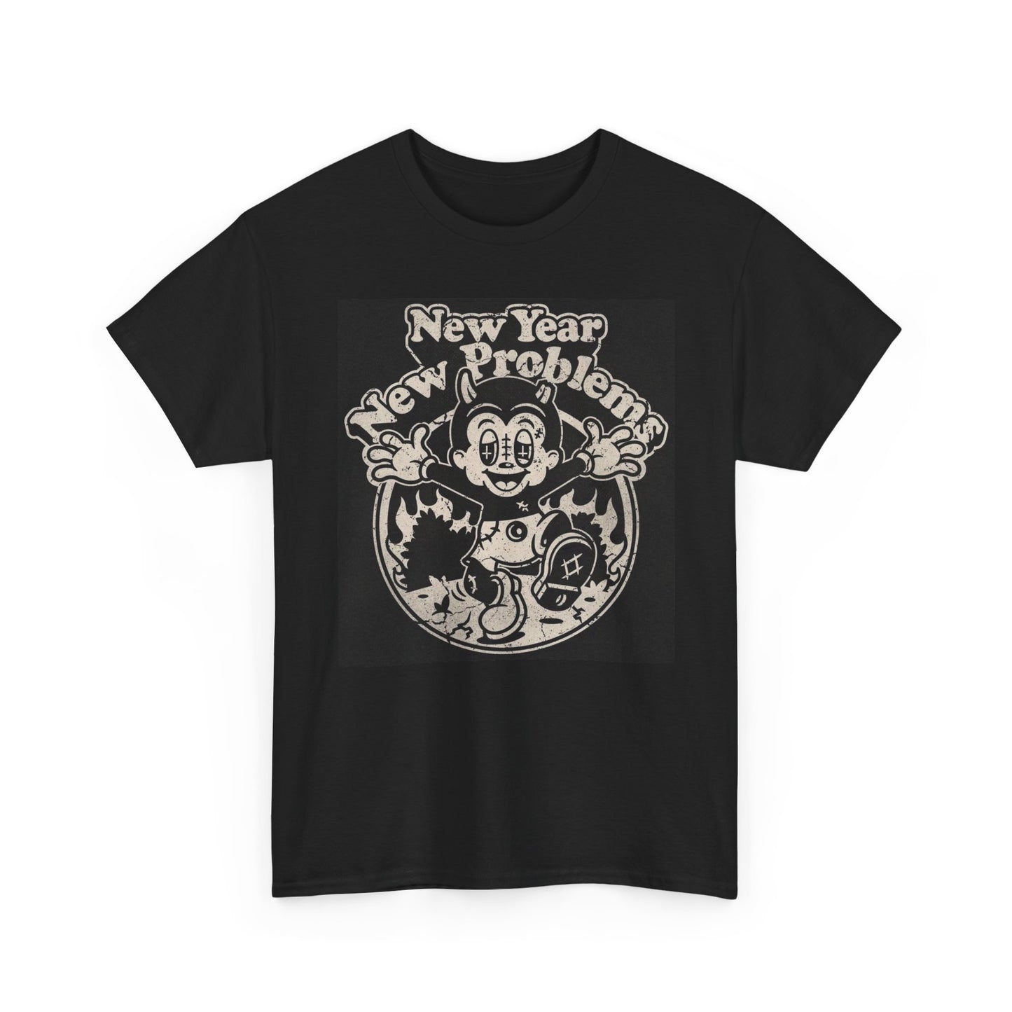 New Year New Problems Graphic T Shirt Brand New Cotton Tee