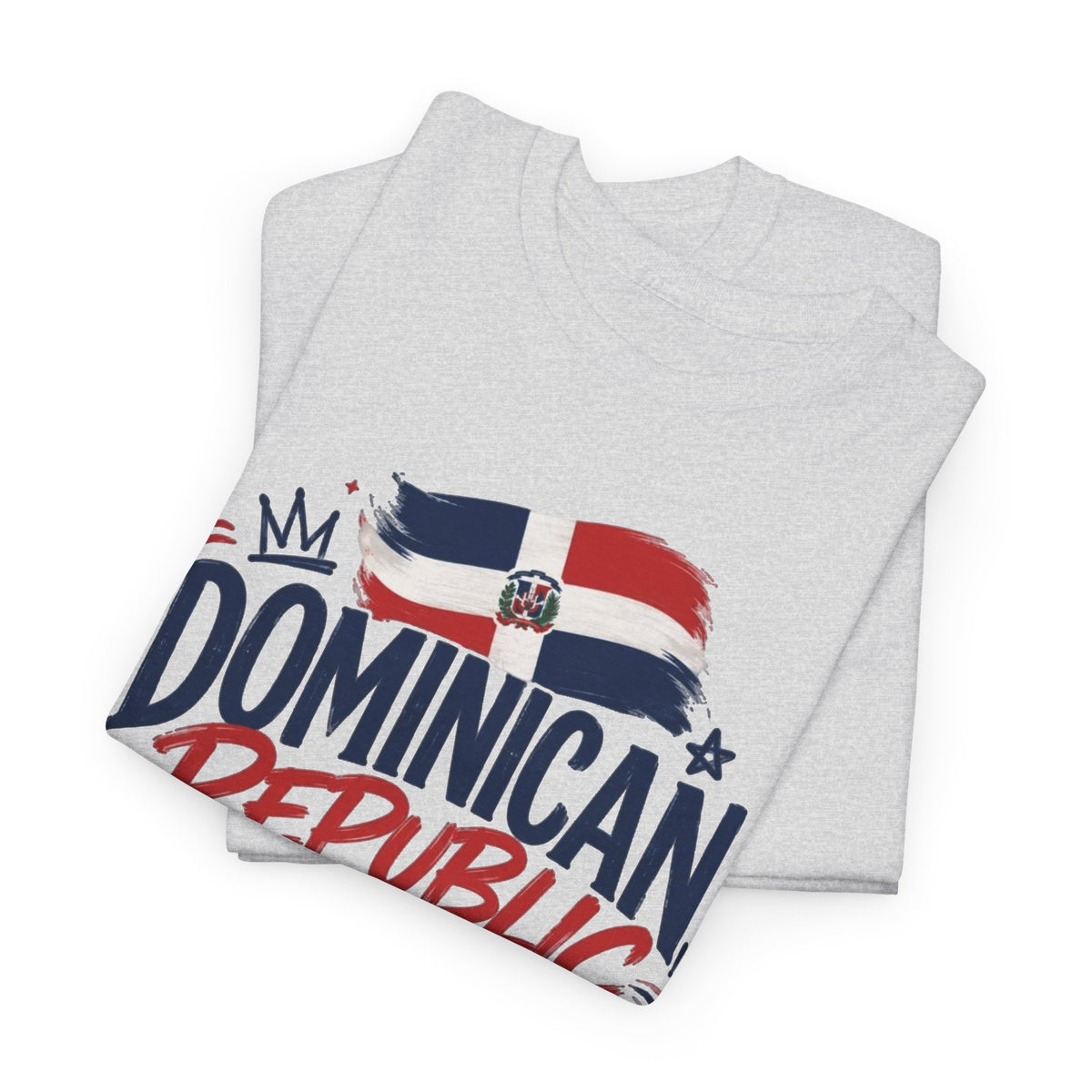 Dominican Republic Graphic T Shirt Men's Flag Retro Heavy Cotton Tee