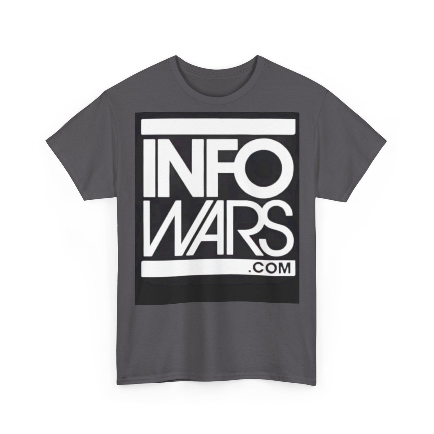 Info Wars Tshirt Alex Jones Rogan American Funny Podcast Unisex Heavy Cotton Tee