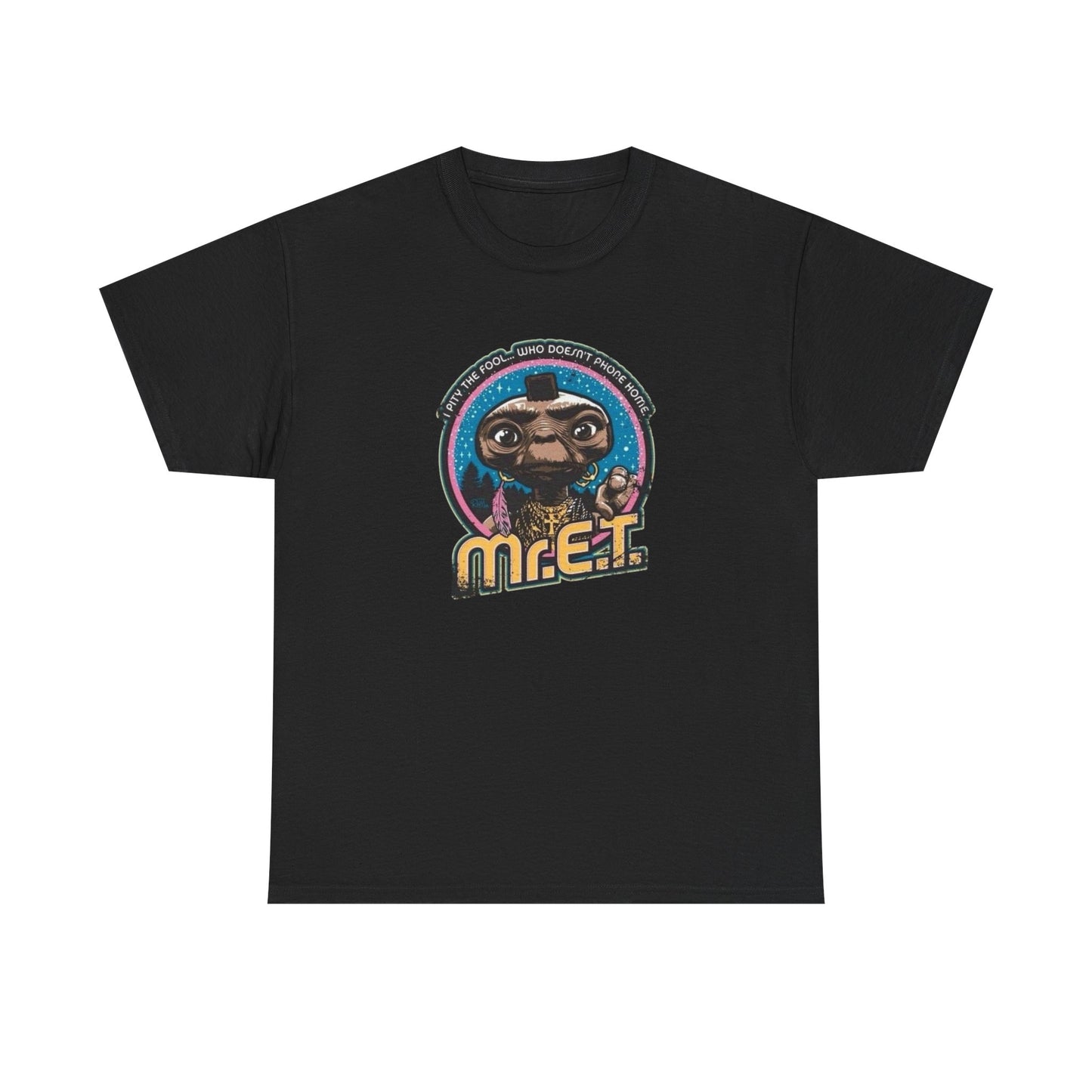 Mr ET Funny Vintage Graphic T Shirt NEW Heavy Cotton Tee