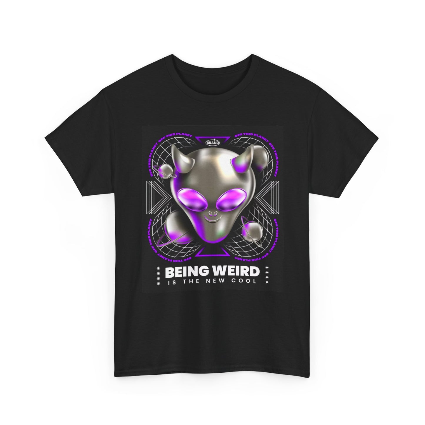 Being Weird Is The New Cool Graphic T Shirt Brand New Cotton Tee