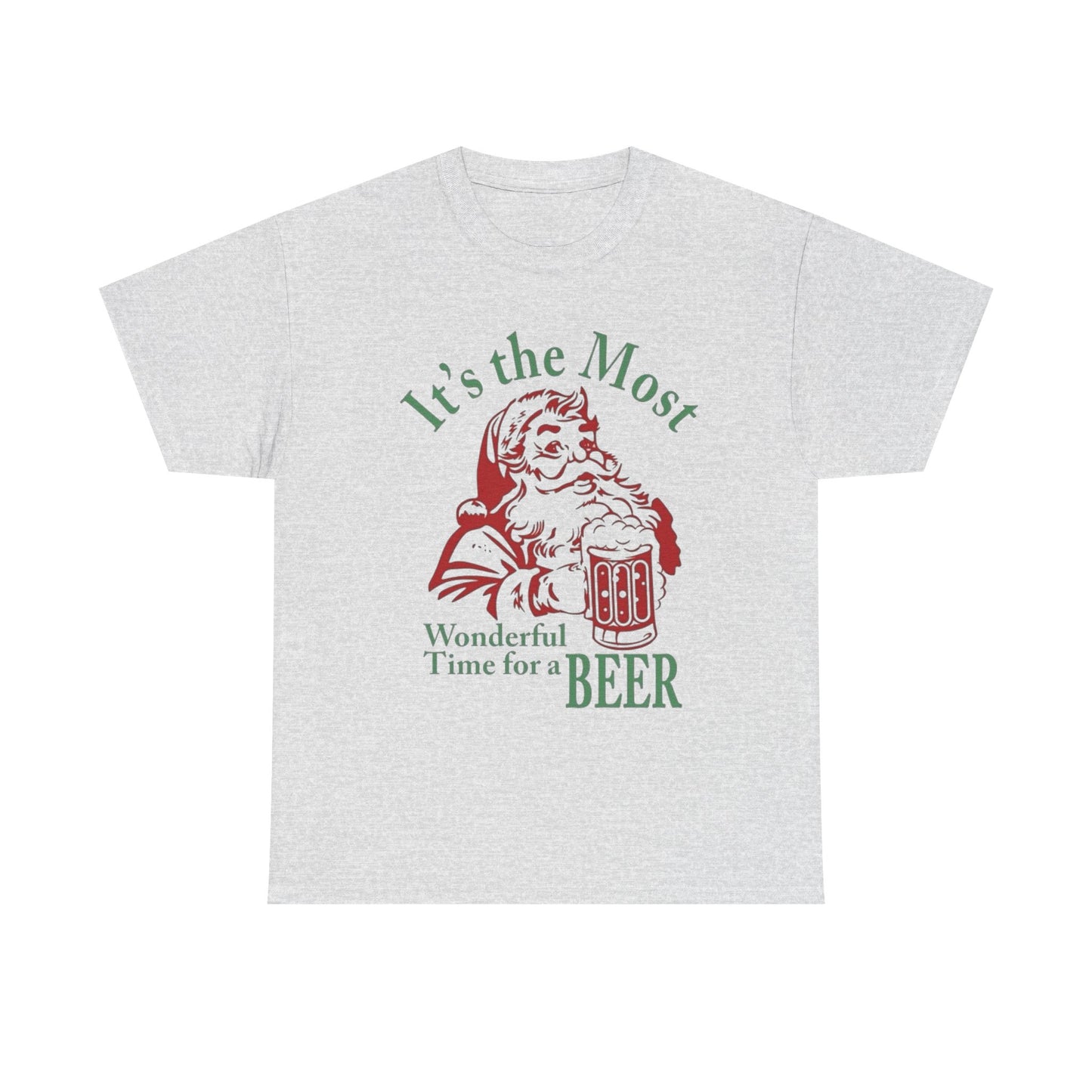 Wonderful Christmas Beers Graphic T Shirt ADULT NEW Heavy Cotton Tee