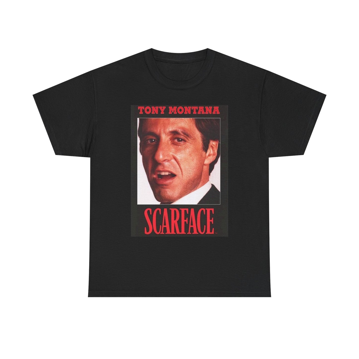 Tony Montana Vintage Graphic T Shirt S-5XL NEW Unisex Heavy Cotton Tee