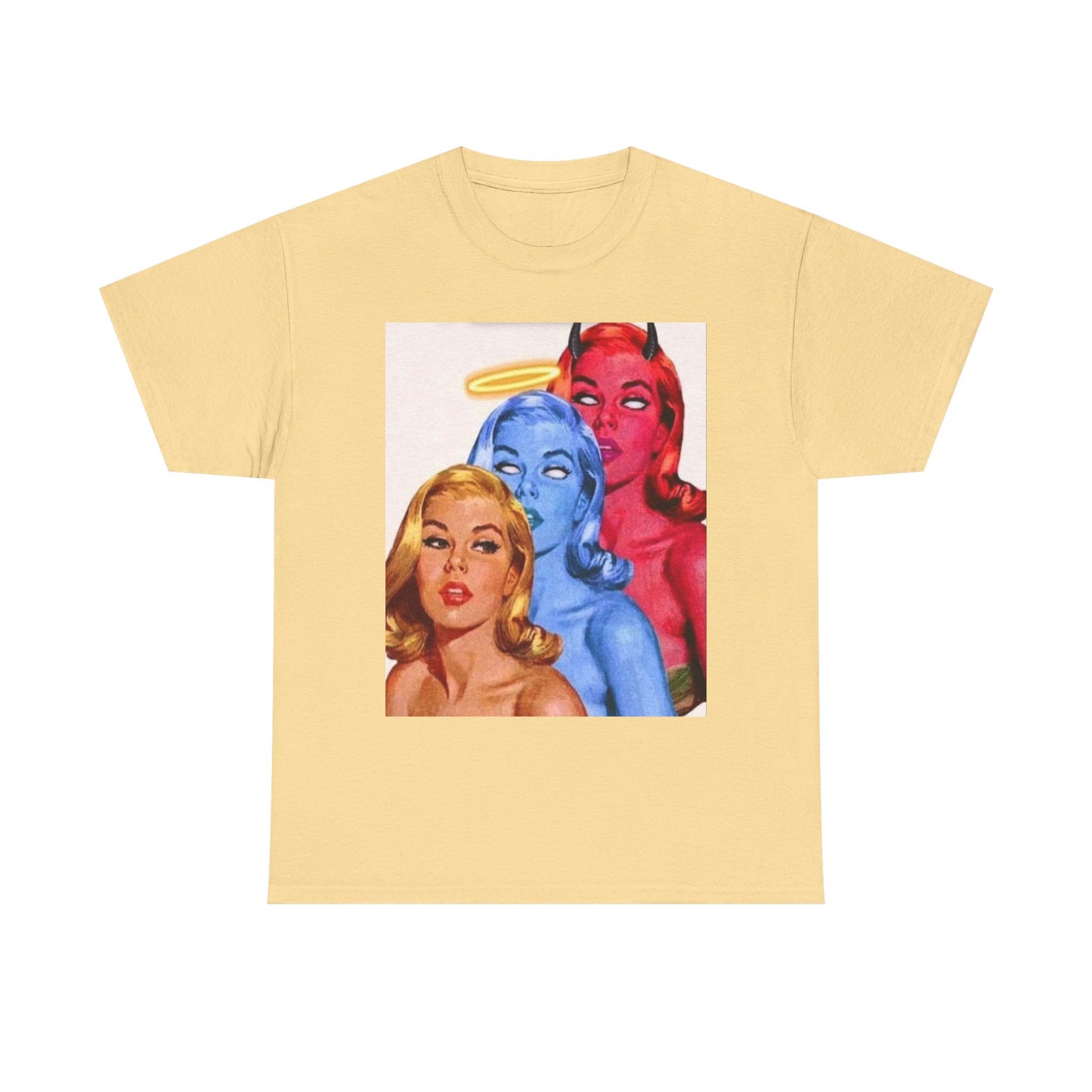 Different Personalities Graphic T-Shirt Women's Heavy Comfy Cotton Tee