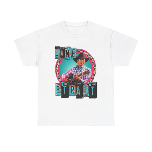 Damn Strait Graphic T Shirt George Country Music Retro Vintage Unisex Cotton Tee